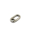 Alloy Spring Ring Clasps, Oval, Antique Silver, 33x17mm