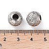 304 Stainless Steel Rhinestone European Beads STAS-A092-10T-P-3