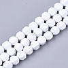 Spray Painted Non-magnetic Synthetic Hematite Beads Strands G-T116-11-2