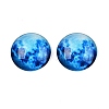 Fluorescent Glass Cabochons GGLA-T004-12D-1