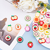SUPERFINDINGS 26Pcs 13 Styles Opaque Resin Fruits Decoden Cabochons CRES-FH0001-12-3
