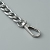 Aluminum Curb Chain Bag Shoulder Straps FIND-WH0129-76B-P-2