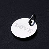 Non-Tarnish 201 Stainless Steel Charms STAS-T049-T679-1-2