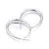 201 Stainless Steel Teardrop Hoop Earrings for Women EJEW-N052-03C-01-2