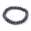 Natural Labradorite Beads Stretch Bracelets BJEW-JB03376-01-1