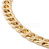 Ion Plating(IP) 304 Stainless Steel Curb Chains Necklace for Women NJEW-E155-01G-2