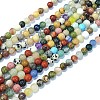 Natural Mixed Gemstone Beads Strands G-F668-08-4mm-2