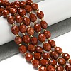 Natural Red Jasper Beads Strands G-N342-52-2