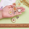 Craftdady 12Pcs 6 Style Epoxy Resin Pendants RESI-CD0001-04-12