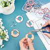 Nbeads DIY Dangle Earring Making Kits DIY-NB0005-86-3