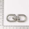 304 Stainless Steel 8 Shape Swivel Clasps STAS-S127-03P-03-3