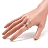 10Pcs 10 Style Resin & Lampwork Evil Eye Beaded Finger Rings RJEW-JR00478-3