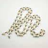 Handmade Glass Pearl Beads Chains AJEW-PH00489-2