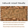 DIY Wood Wax Seal Stamp AJEW-WH0131-196-3