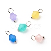 Frosted Acrylic Charms PALLOY-JF01745-03-1