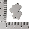 Non-Tarnish 304 Stainless Steel Pendants STAS-C095-42P-3