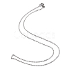 304 Stainless Steel Cable Chain Necklaces STAS-O053-07P-3