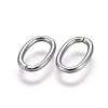 304 Stainless Steel Open Jump Rings X-STAS-L221-18P-2