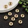 Brass Micro Pave Cubic Zirconia Beads ZIRC-F001-121G-7