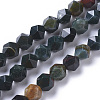 Natural Bloodstone Beads Strands G-F668-15-8mm-1