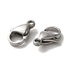 Tarnish Resistant 304 Stainless Steel Lobster Claw Clasps STAS-R050-11x7mm-2