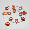 Natural Fire Crackle Agate Beads Strands G-Q948-66-2