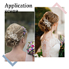 AHADERMAKER 1Pc Wedding Bridal Hair Combs OHAR-GA0001-06-5