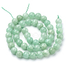 Natural Myanmar Jade/Burmese Jade Beads Strands X-G-T064-22-8mm-2