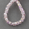 Electroplate Glass Beads Strands EGLA-R030-6x6mm-29-2
