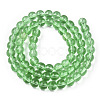 Transparent Glass Beads Strands GLAA-T032-T6mm-17-2