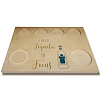Wooden Wine Serving Tray AJEW-WH0269-009-1
