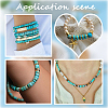SUNNYCLUE 3 Strands 3 Sizes Dyed Synthetic Turquoise Dyed Beads Strands TURQ-SC0001-16-5