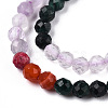 Natural & Synthetic Mixed Gemstone Beads Strands G-D080-A01-03-24-3