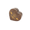 Heart Wood Couple Ring Storage Box PW-WG97544-01-3