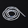 Natural Topaz Crystal Beads Strands G-K315-A08-4