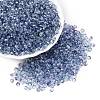 Baking Paint Electroplate Transparent Glass Seed Beads SEED-N006-07M-1