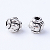Tibetan Style Alloy Spacer Beads X-TIBE-Q063-55AS-RS-1