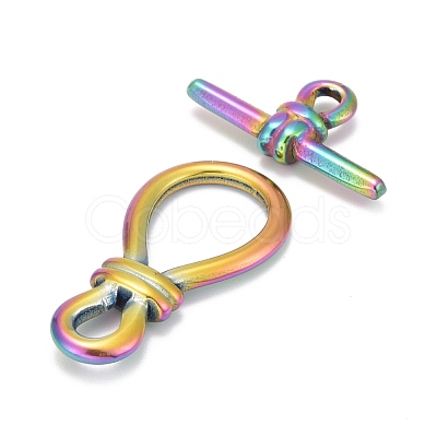 304 Stainless Steel Toggle Clasps STAS-K216-02MC-1