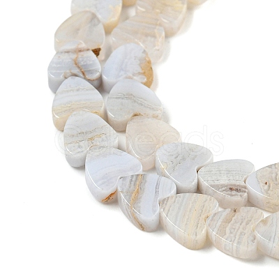 Natural Blue Lace Agate Beads Strands G-NH0001-B02-01-1