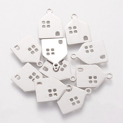 Tarnish Resistant 201 Stainless Steel Pendants STAS-Q201-T480-1