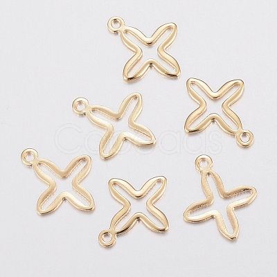 201 Stainless Steel Tiny Cross Charms STAS-H436-42-1