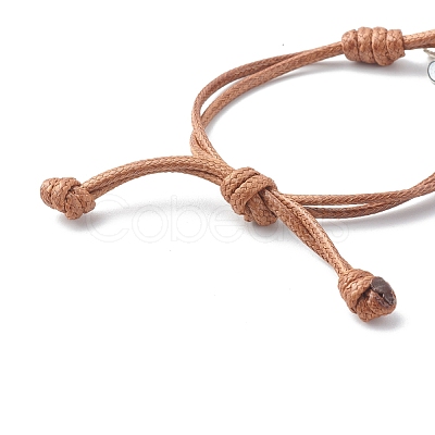 Adjustable Korean Waxed Polyester Cord  Bracelets BJEW-TA00001-1