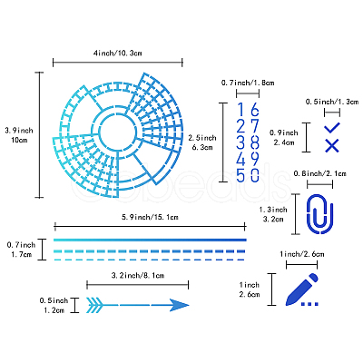 Stainless Steel Cutting Dies Stencils DIY-WH0238-068-1