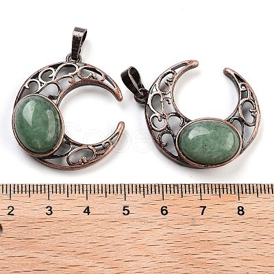 Natural Green Aventurine Pendants G-L602-01R-19-1