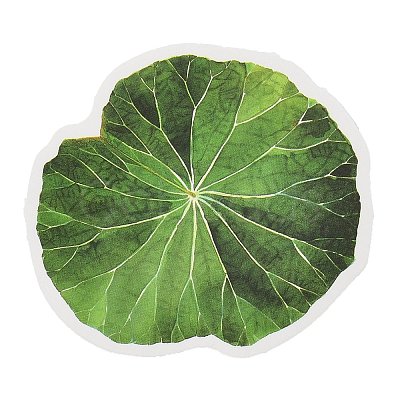 50Pcs PVC Self-Adhesive Leaf Stickers AJEW-R002-04A-1