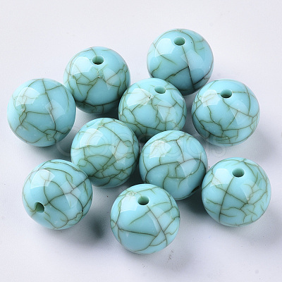 Acrylic Beads OACR-S029-086A-02-1