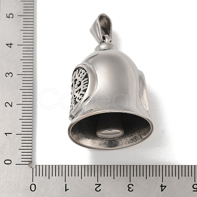 304 Stainless Steel Big Pendants STAS-Z097-01AS-05-1