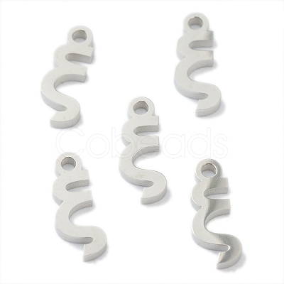 Non-Tarnish 304 Stainless Steel Charms STAS-G244-01X-1