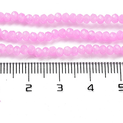 Baking Painted Imitation Jade Glass Bead Strands DGLA-A034-J2MM-A44-1