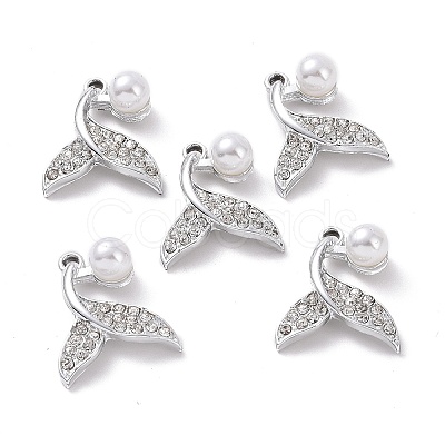 Alloy Rhinestone Pendants ALRI-H004-02P-1